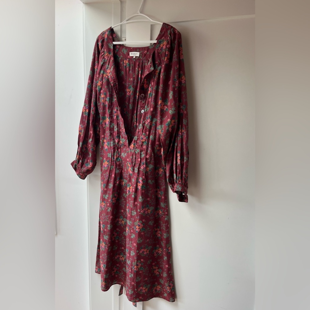 Horses Atelier Silk Floral Dress